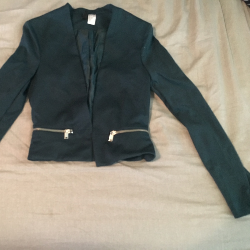 H&M Green Blazer NWOT
